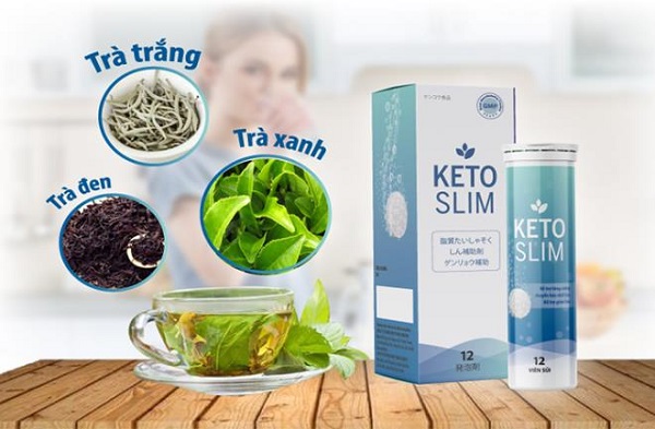 Bộ sản phẩm Keto Slim được bày bán trên website (Ảnh: Bộ Công Thương)