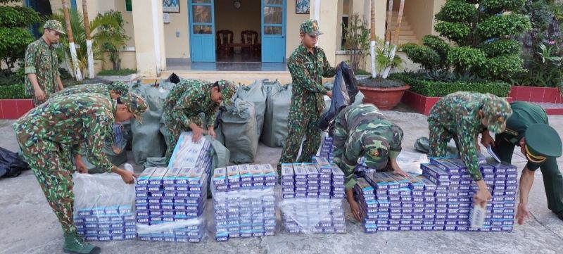 Kiên Giang: Bắt giữ hơn 21.000 gói thuốc lá lậu