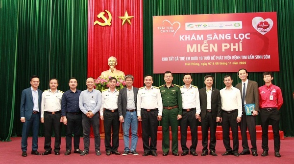 Nhựa Tiền Phong: Tài trợ chương trình khám sàng lọc tim miễn phí tại Hải Phòng