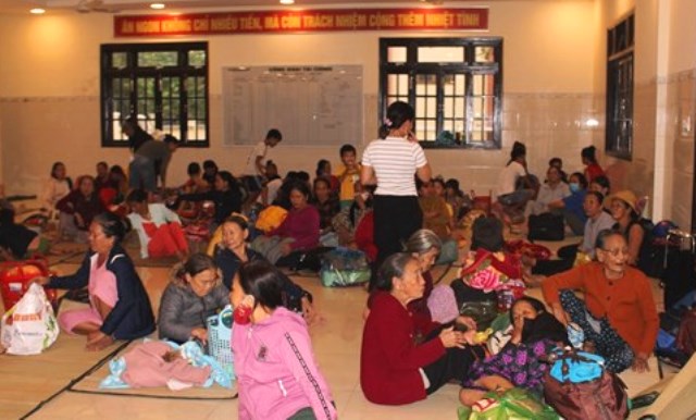 Quảng Nam: Sơ tán hơn 1.500 hộ dân trong đêm đến nơi an toàn