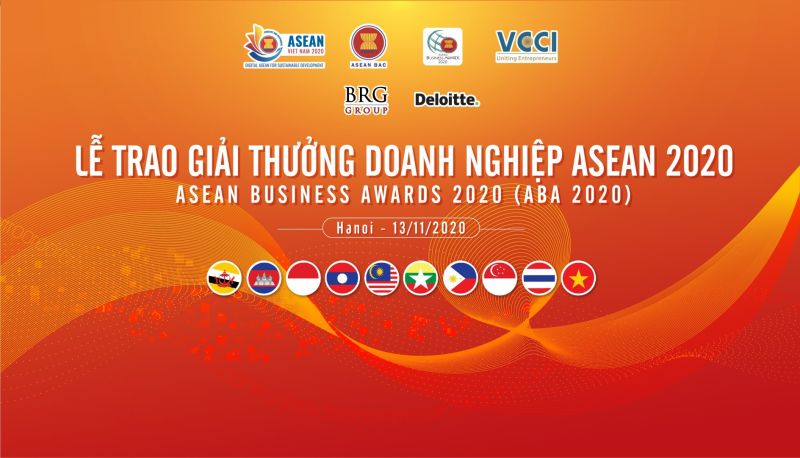 Giải thưởng ABA 2020: Tôn vinh những doanh nghiệp, doanh nhân xuất sắc nhất khu vực Asean
