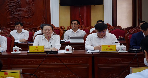 Tổng Giám đốc EVNNPC Đỗ Nguyệt Ánh cam kết nỗ lực cung ứng điện phục vụ phát triển kinh tế xã hội tỉnh Bắc Ninh