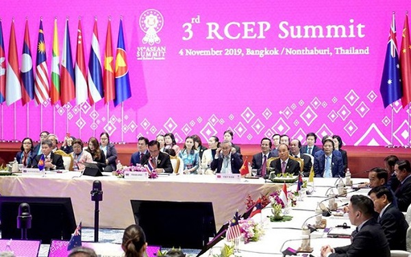 Thỏa thuận thương mại RCEP sẽ được ký kết tại hội nghị thượng đỉnh ngày 15/11. Ảnh: VTV