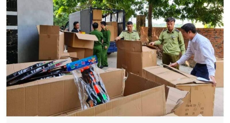 Thu giữ gần 2000 khẩu súng nhựa không rõ xuất xứ