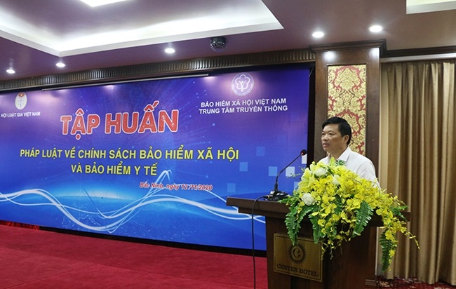 Phó Chủ tịch UBND tỉnh Đào Quang Khải phát biểu tại buổi tập huấn (Ảnh: bacninh.gov.vn)