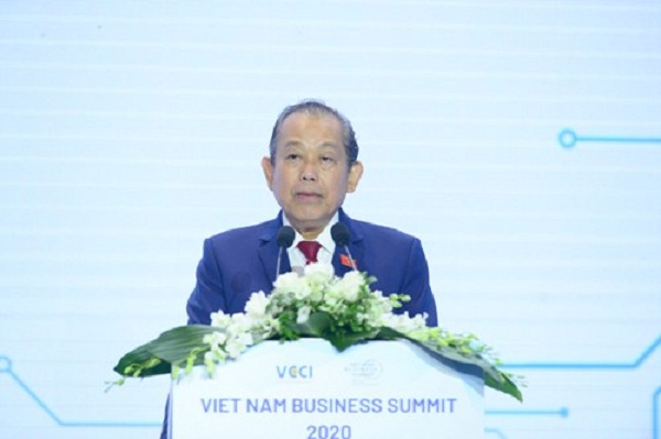 Phó Thủ tướng Thường trực Chính phủ Trương Hoà Bình phát biểu khai mạc hội nghị