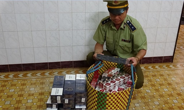 Liên tiếp bắt giữ các sản phẩm thuốc lá điếu nhập lậu có tem, nhãn thuốc lá Việt Nam