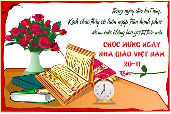 Hãy cùng nhau chúc mừng ngày Nhà giáo Việt Nam với những lời chúc ý nghĩa đến thầy cô giáo, những người đã dành cả đời mình để truyền tải tri thức đến cho chúng ta. Hãy đến và chiêm ngưỡng những hình ảnh tuyệt đẹp liên quan đến chủ đề \