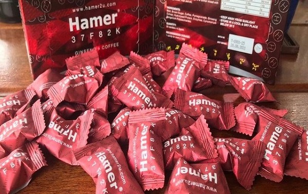 Kẹo Hamer được nhiều shop quảng cáo với công dụng tăng cường sinh lực nam giới