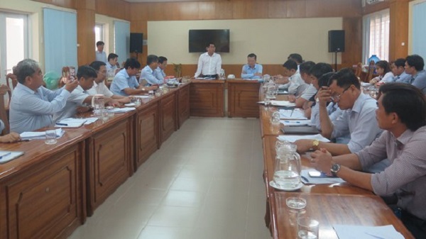 Quang cảnh lễ ký kết việc cung cấp nước sạch trên địa bàn huyện Cần Giờ, TPHCM