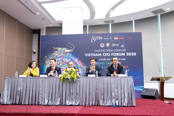 Ban Tổ Chức chương trình CEO Forum 2020 tại chương trình Công bố sự kiện.