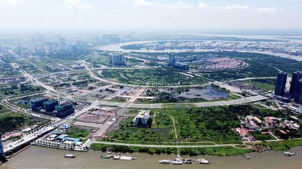 Khu đô thị mới Thủ Thiêm là một trong hai khu vực quy hoạch không gian ngầm ở TP.HCM.