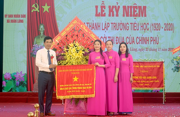 Phú Thọ: Kỷ niệm 100 năm thành lập Trường Tiểu học Xuân Lũng
