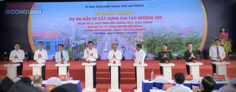 Khởi công Dự án Đầu tư xây dựng cải tạo đường 359, huyện Thủy Nguyên