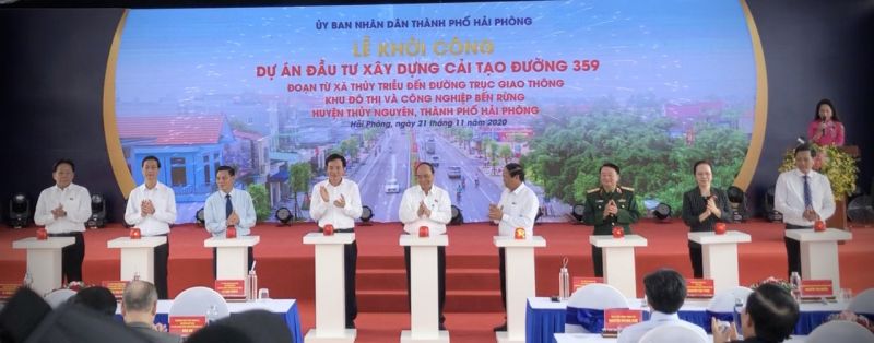 Hải Phòng: Khởi công Dự án Đầu tư xây dựng cải tạo đường 359