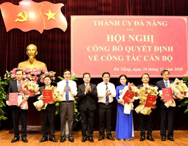 Đà Nẵng: Công bố các quyết định về công tác cán bộ
