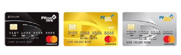 Mẫu thẻ tín dụng chuẩn do PVcomBank phát hành