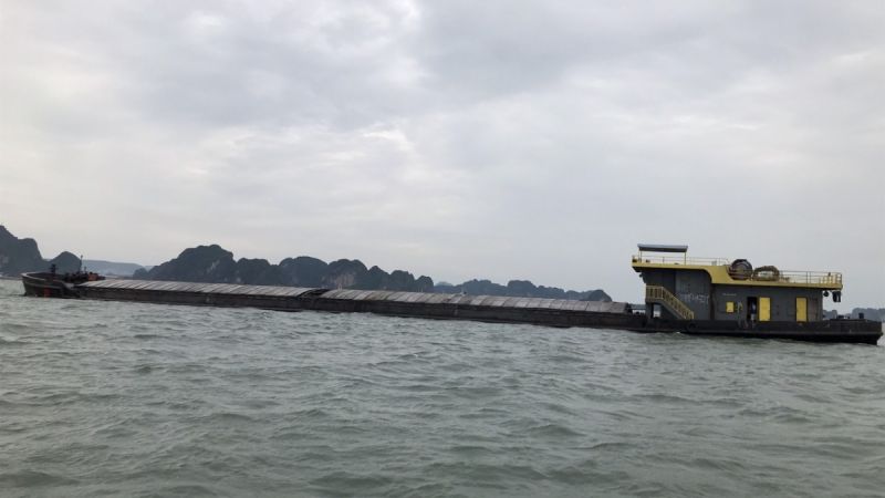 Bắt tàu chở gần 1000 tấn than không rõ nguồn gốc