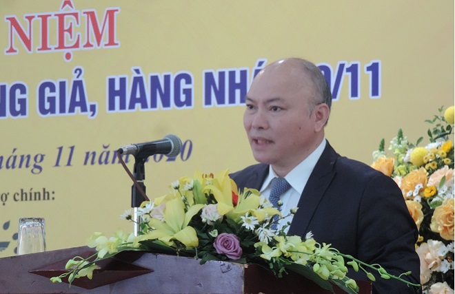 Chánh Văn phòng Bộ Nội vụ, Vũ Đăng Minh phát biểu tại lễ kỷ niệm
