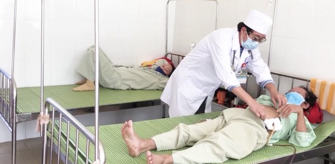 Bệnh nhân mắc Whitmore đang điều trị tại Bệnh viện đa khoa tỉnh Quảng Ngãi