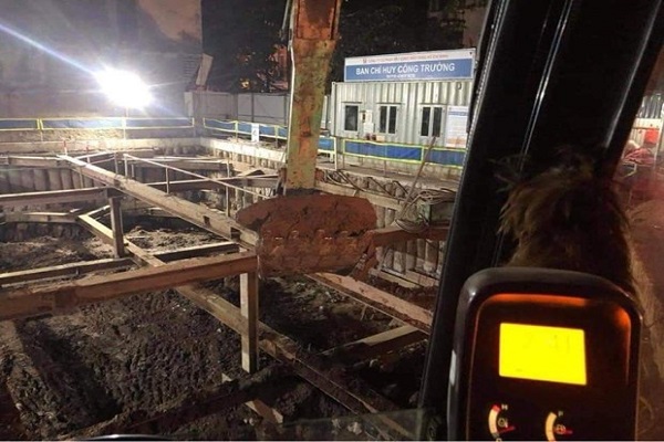 Hà Nội: Phát hiện bom tại công trình đang xây dựng