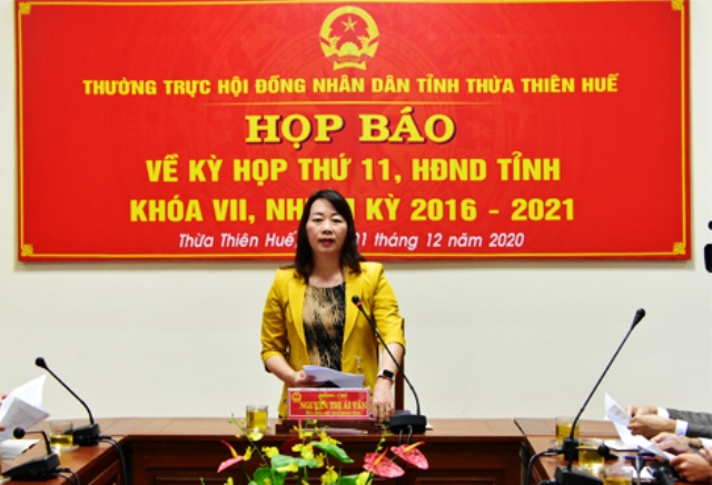 Thừa Thiên Huế: 21 nghị quyết sẽ được xem xét tại kỳ họp thứ 11 của HĐND tỉnh
