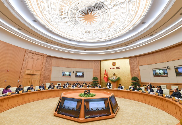 Thủ tướng Nguyễn Xuân Phúc chủ trì phiên họp Chính phủ thường kỳ tháng 11/2020.