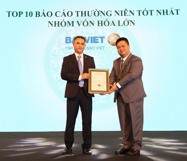 Bảo Việt nhận giải Top 10 báo cáo thường niên