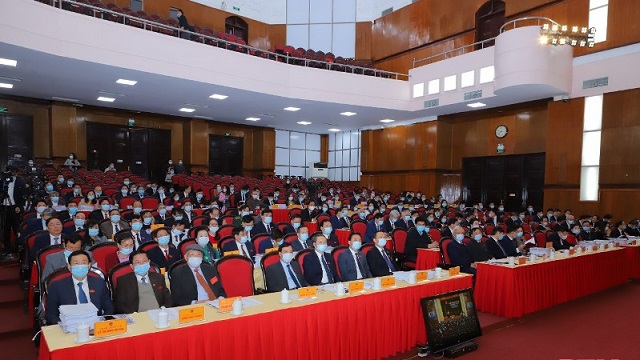 Các đại biểu tham dự kỳ họp thứ 14 HĐND tỉnh Thanh Hóa khóa XVII