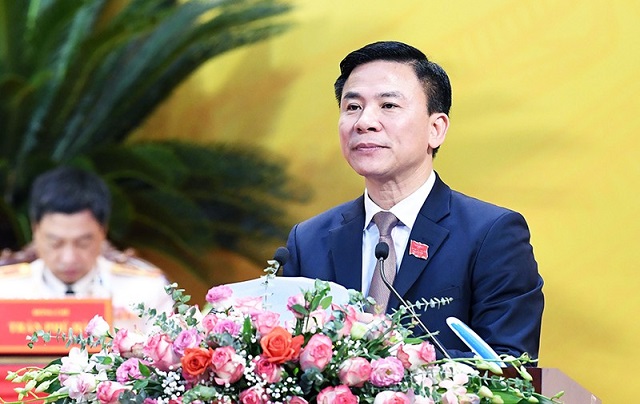Ông Đỗ Trọng Hưng, Bí thư Tỉnh ủy, Chủ tịch HĐND tỉnh, Trưởng đoàn ĐBQH tỉnh Thanh Hóa.