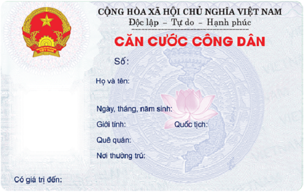 Thủ tục cấp, đổi, cấp lại thẻ căn cước công dân gắn chíp
