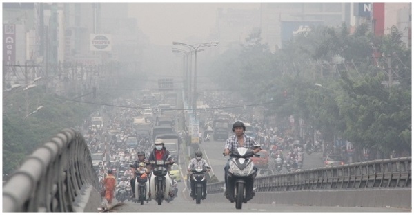 Ô nhiễm không khí ở Hà Nội chạm ngưỡng rất xấu