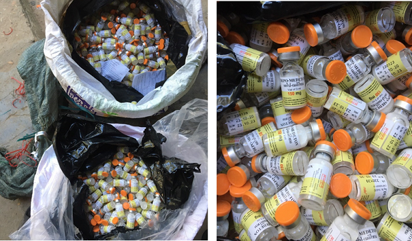 Bắt giữ gần 6000 lọ thuốc nhãn hiệu DEPO – MEDETON nhập lậu