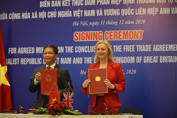 Hiệp định FTA giữa Việt Nam – Anh đã chính thức được kí kết