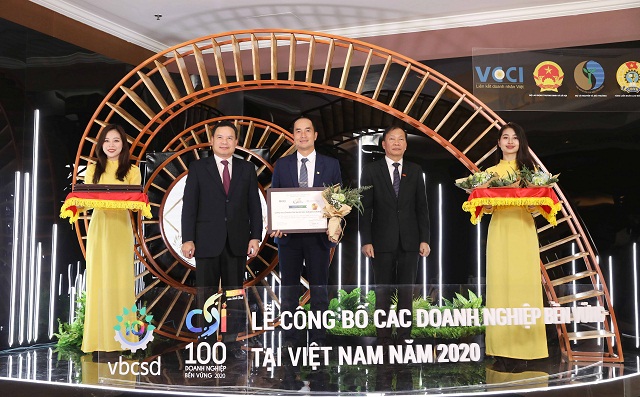 Hòa Bình - Top 10 Doanh nghiệp bền vững Việt Nam 2020