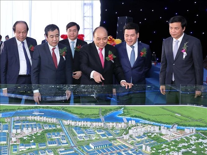 Thủ tướng Nguyễn Xuân Phúc cùng các đại biểu quan quan dự án