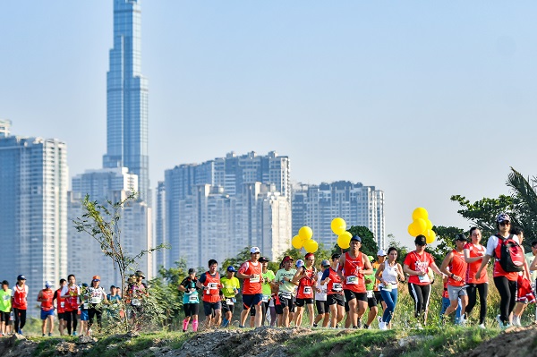 Các thí sinh tham gia giải Marathon Quốc tế TPHCM Techcombank. Ảnh minh họa