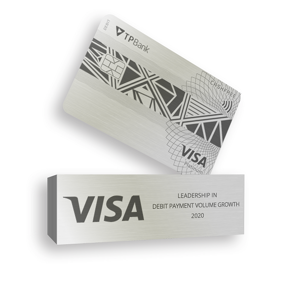 TPBank được Visa vinh danh là ngân hàng dẫn đầu Việt Nam về tốc độ tăng trưởng doanh số giao dịch thẻ ghi nợ