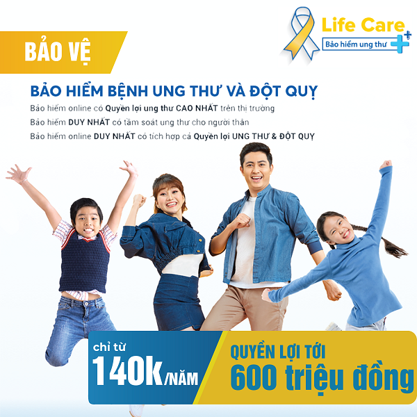 Life Care - Bảo hiểm bệnh Ung thư tích hợp Ðột quỵ trên Eshop Bảo Việt