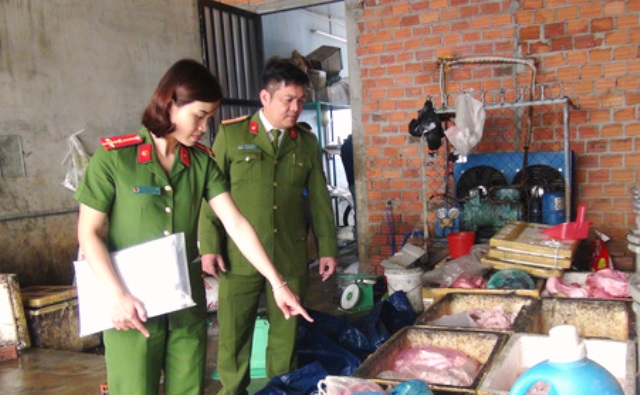 Quảng Nam: Phát hiện cơ sở chế biến sản phẩm động vật không đảm bảo vệ sinh ATTP
