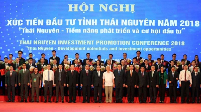 Hội nghị xúc tiến thu hút đầu tư năm 2018 với chủ đề “Thái Nguyên - Tiềm năng phát triển và cơ hội đầu tư”.