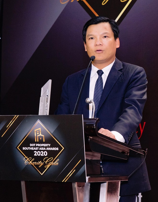 Ông Lê Văn Nam, Tổng giám đốc điều hành SCG phát biểu tại lễ trao giải