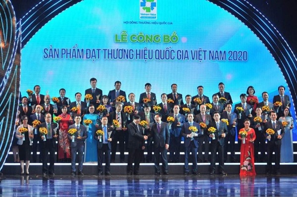 Công bố sản phẩm đạt Thương hiệu quốc gia Việt Nam năm 2020