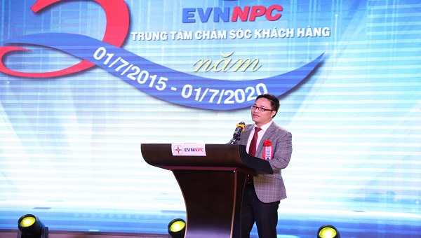 Ông Cao Quang Quỳnh - Thành viên HĐTV EVN phát biểu tại Hội nghị