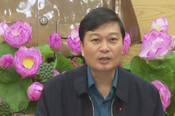 Ông Lê Hồng Vinh, Phó Chủ tịch Thường trực UBND tỉnh Nghệ An, Trưởng Ban chỉ đạo 389 tỉnh phát biểu tại buổi làm việc