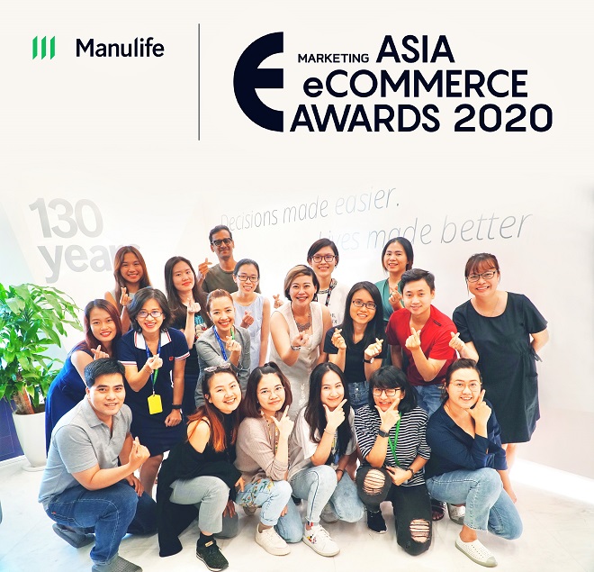 Manulife Việt Nam được vinh danh tại Giải  thưởng Thương mại điện tử châu Á 2020