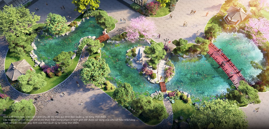 Ra mắt đầu tháng 12, The Zenpark nhận được sự quan tâm lớn của khách hàng với vườn Nhật nội khu độc đáo