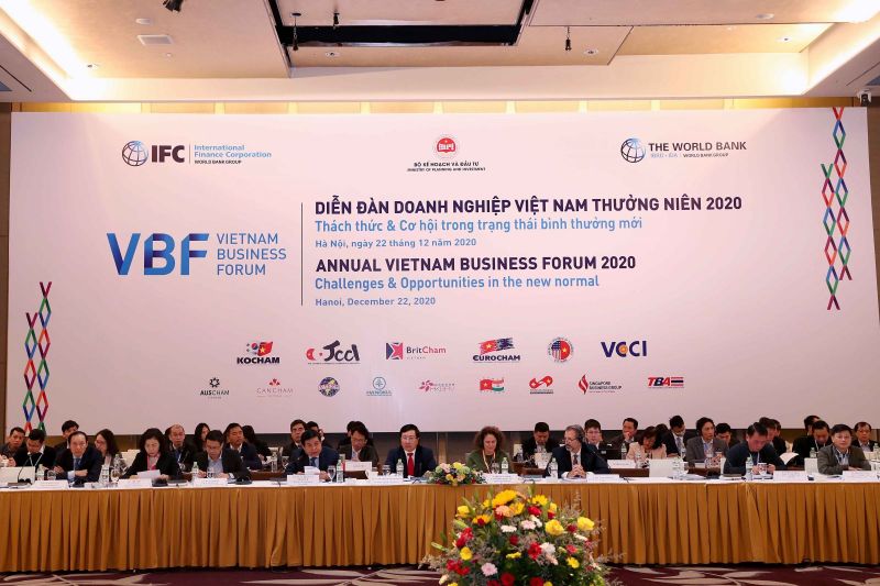 Diễn đàn Doanh nghiệp Việt Nam cuối kỳ năm 2020 (Ảnh: MPI)