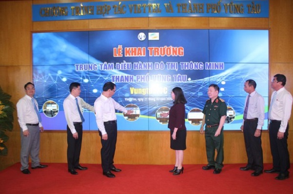 Khai trương Trung tâm điều hành đô thị thông minh TP Vũng Tàu