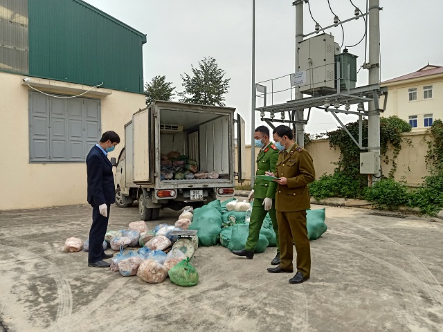 Thanh Hóa: Bắt giữ vụ vận chuyển hơn 700 kg bì lợn không có nguồn gốc